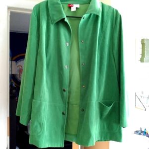 Green Velvety Jacket